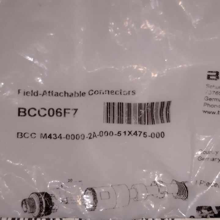 BALLUFF BCC06F7 BCC M434-0000-2A-000-51X475-000 Conector