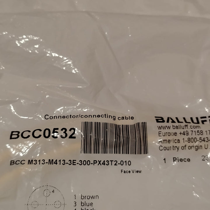 BALLUFF BCC0532 BCC M313-M413-3E-300-PX43T2-010 Cable de conexión