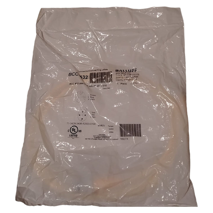BALLUFF BCC0532 BCC M313-M413-3E-300-PX43T2-010 Cable de conexión