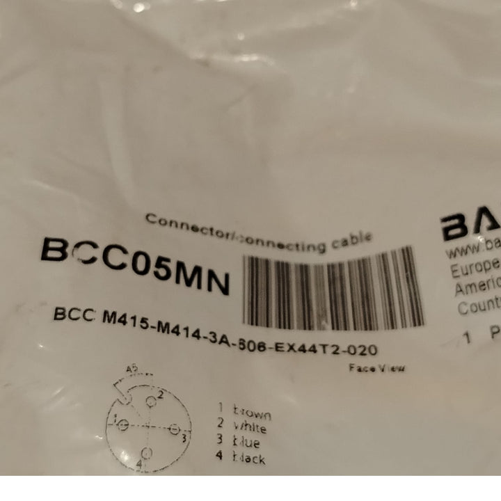 BALLUFF BCC05MN BCC M415-M414-3A-606-EX44T2-020 Cable de conexión