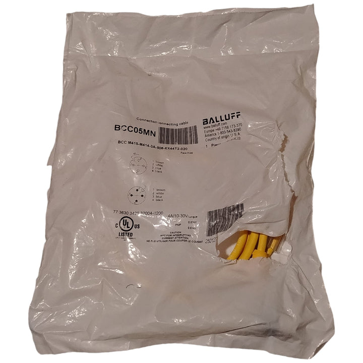 BALLUFF BCC05MN BCC M415-M414-3A-606-EX44T2-020 Cable de conexión