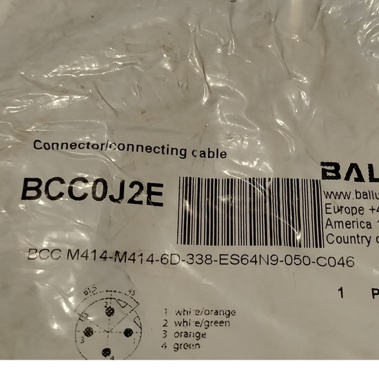 BALLUFF BCC0J2E BCC M414-M414-6D-338-ES64N9-050-C046 Cable de conexión