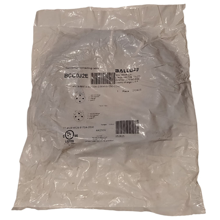 BALLUFF BCC0J2E BCC M414-M414-6D-338-ES64N9-050-C046 Cable de conexión