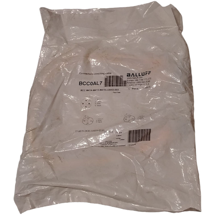 BALLUFF BCC0AL7 BCC M414-M415-U2002-003 Cable de conexión