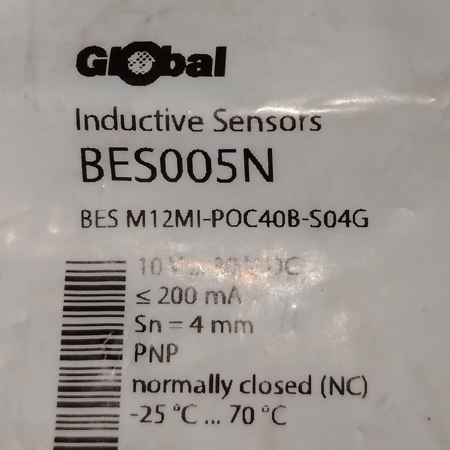BALLUFF BES005N Sensor inductivo
