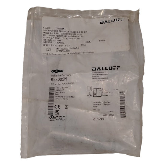 BALLUFF BES005N Sensor inductivo