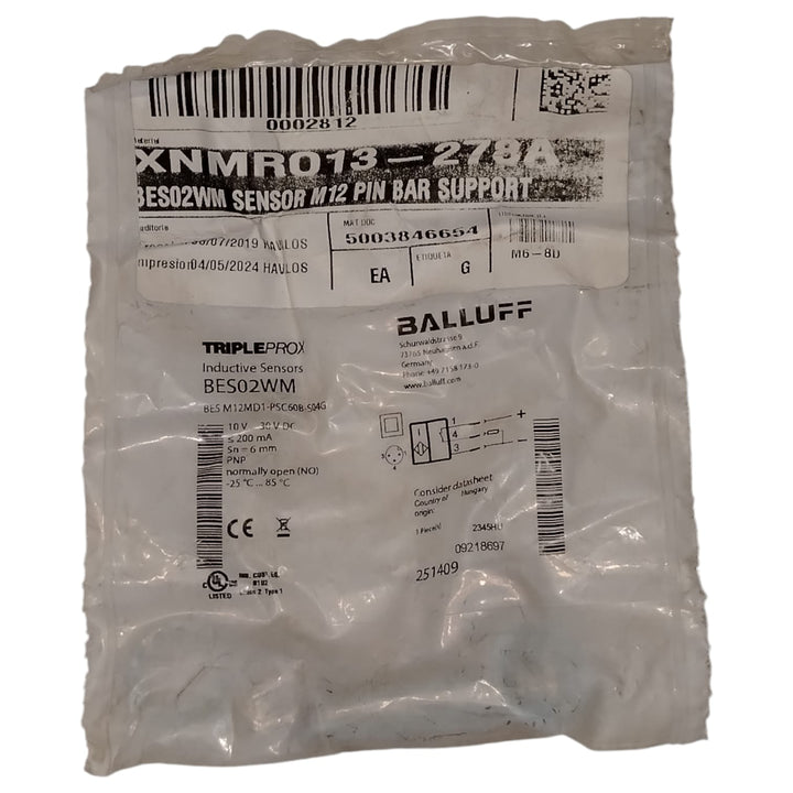 BALLUFF BES02WM Sensor inductivo