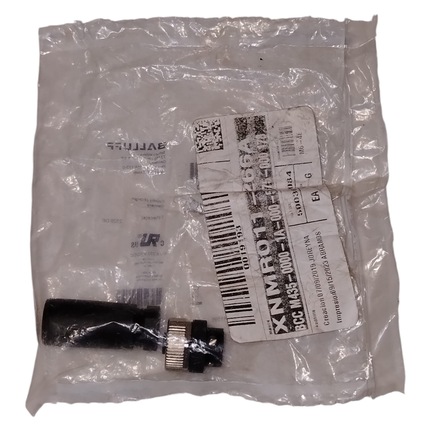 BALLUFF BCC06F6 BCC M435-0000-1A-000-51X475-000 Conector