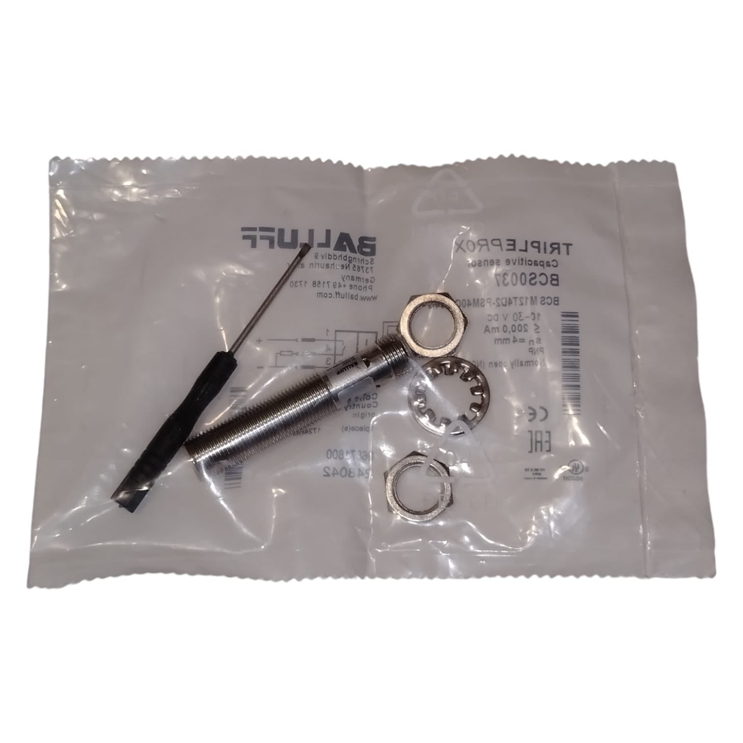 BALLUFF BCS0037 BCS M12T4D2-PSM40C-S04G Sensor de proximidad