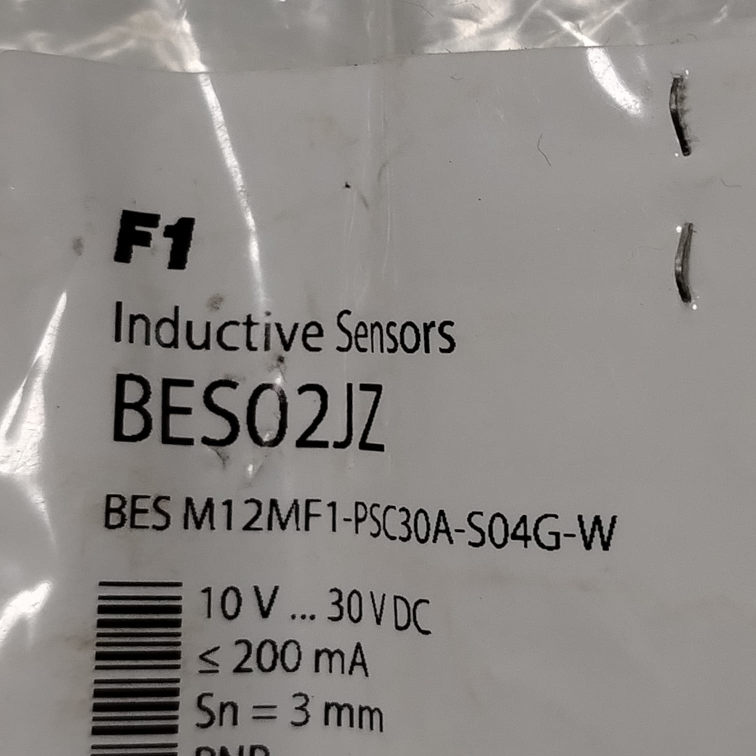 BALLUFF BES02JZ Sensor inductivo