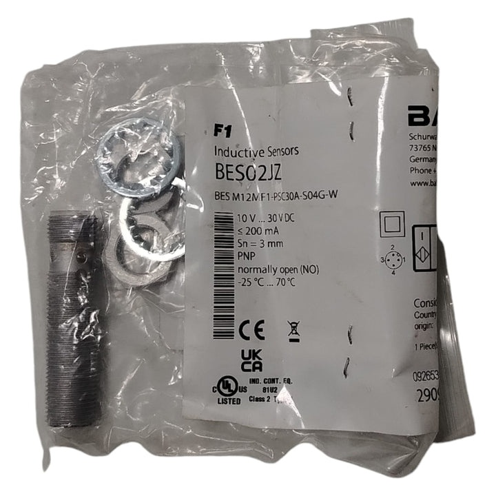 BALLUFF BES02JZ Sensor inductivo