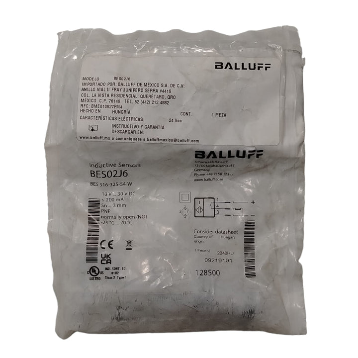 BALLUFF BES02J6 Sensor inductivo
