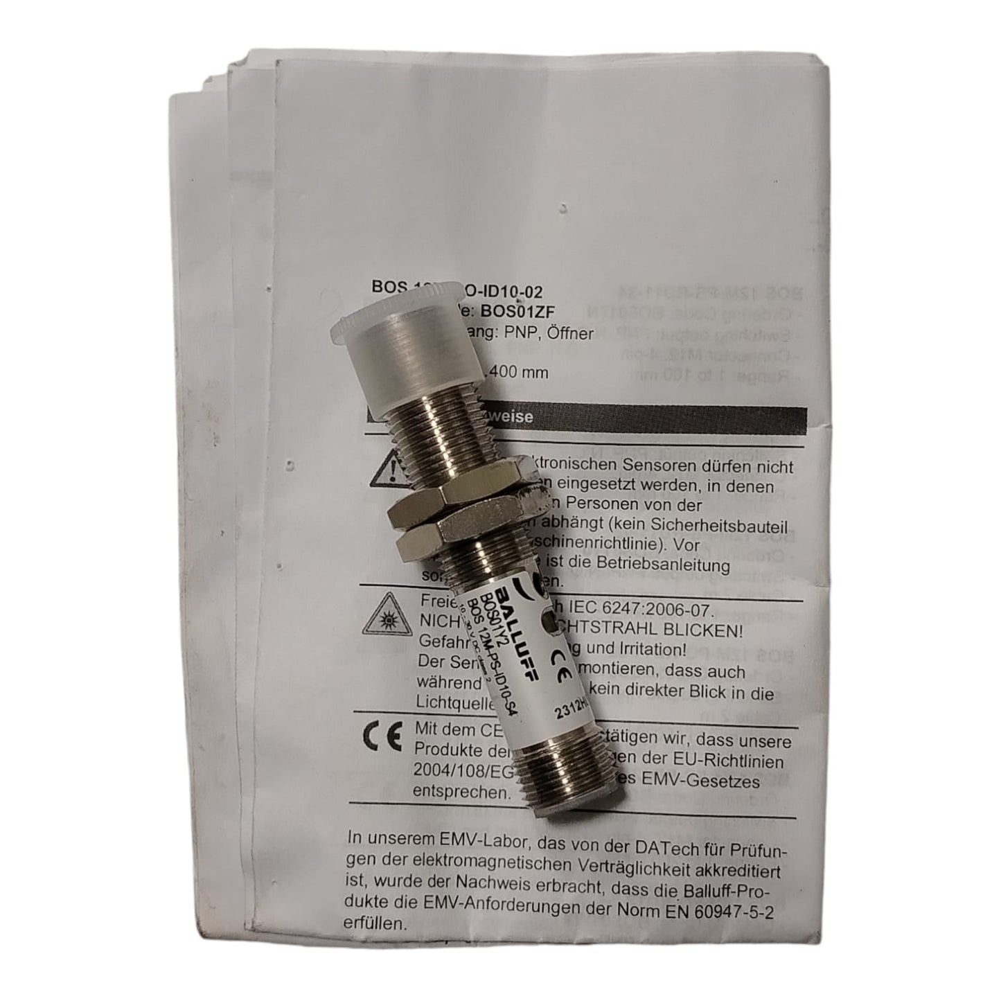 BALLUFF B0S01Y2 Sensor fotoeléctrico