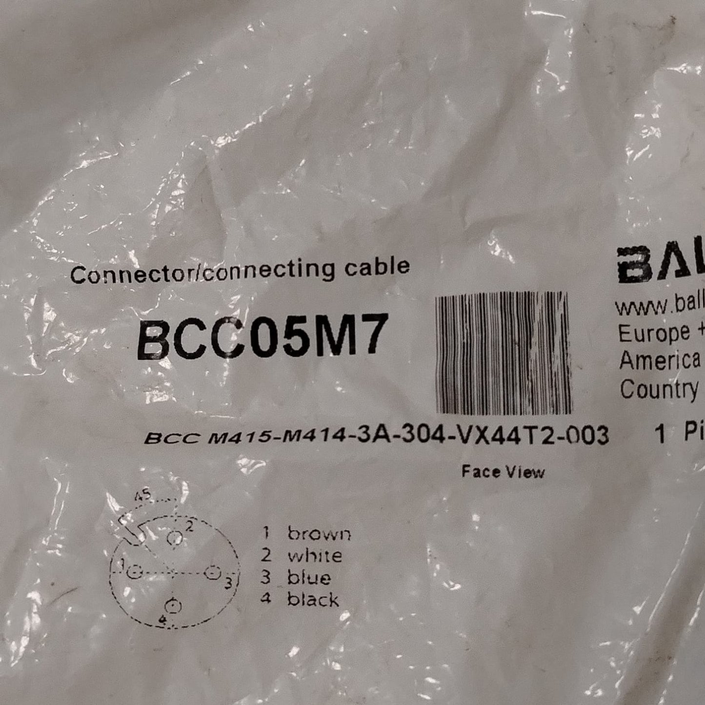 BALLUFF BCC05M7 Cable de conexión
