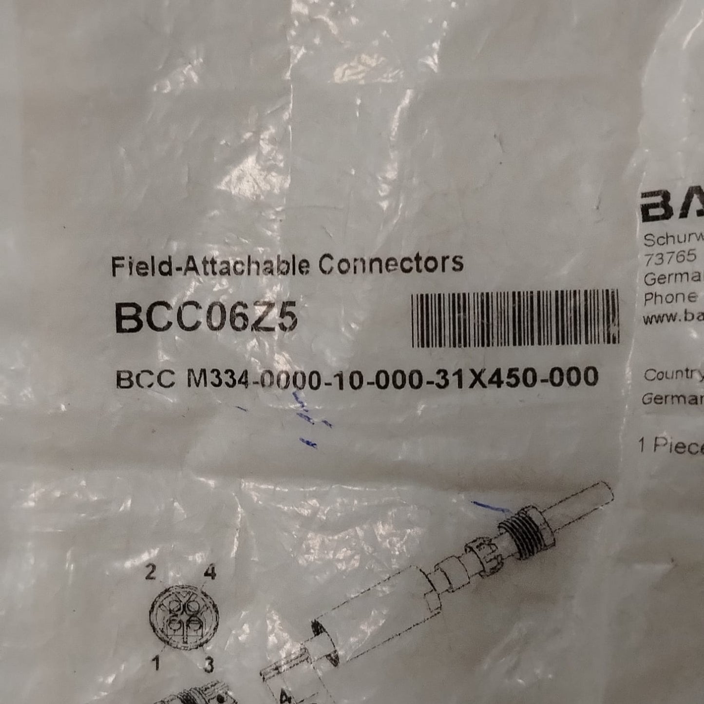 BALLUFF Bcc06z5 Conector