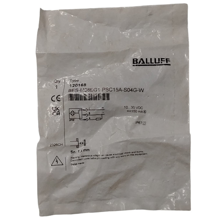 BALLUFF BES-M08EG1-PSC15A-S04G-W Sensor inductivo