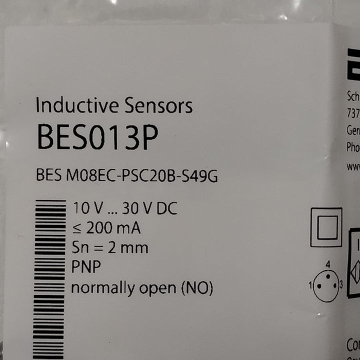 BALLUFF BES013P Sensor inductivo