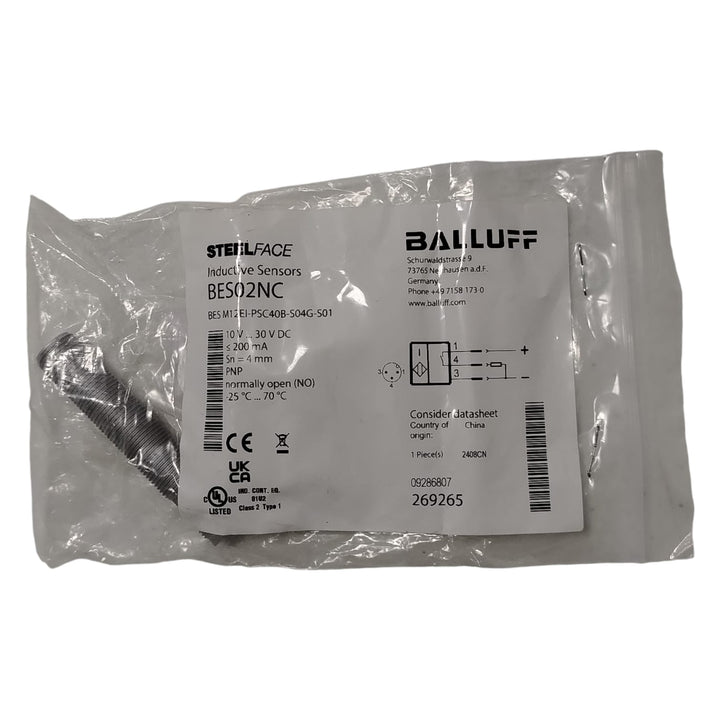 BALLUFF BES02NC Sensor inductivo