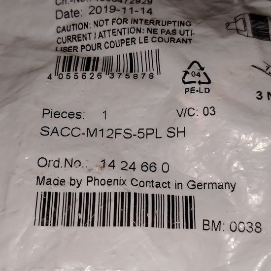 PHOENIX CONTACT SACC-M12FS-5PL SH Conector