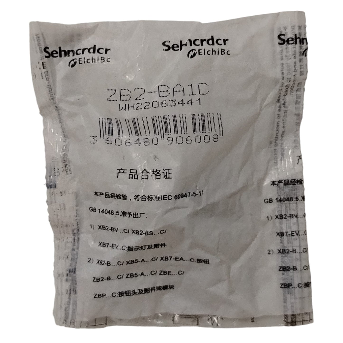 SCHNEIDER ELECTRIC	ZB2-BA1C Botón