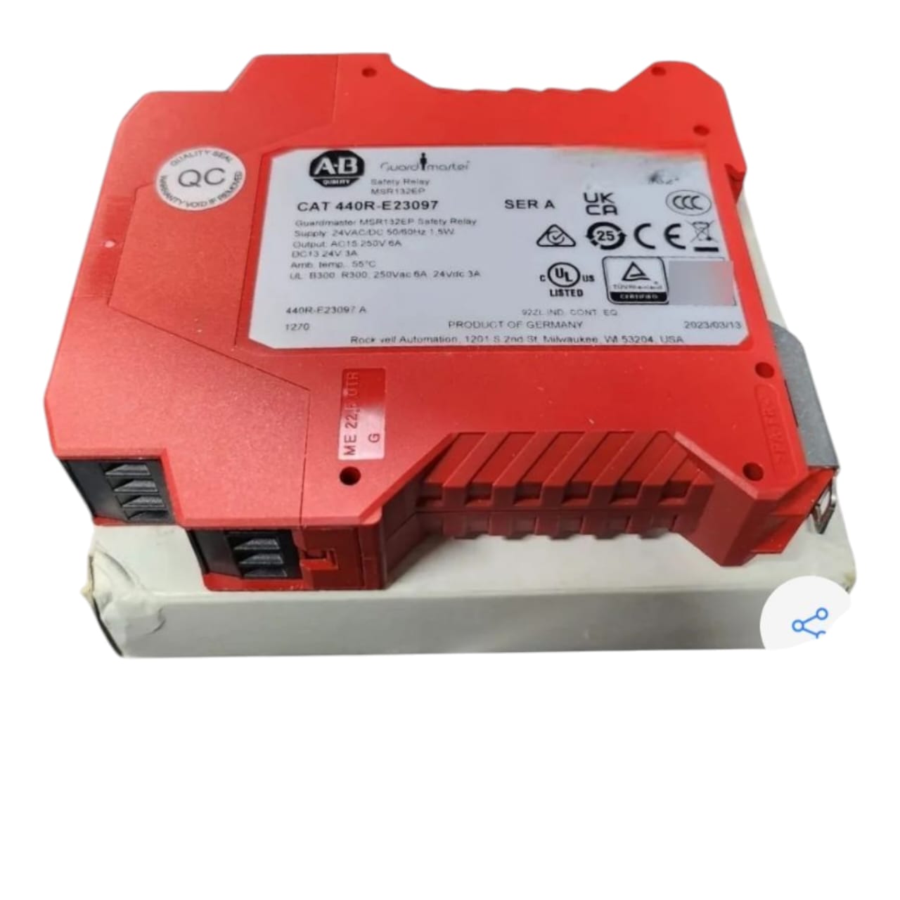 ALLEN BRADLEY 440r-e23097 RELÉ
