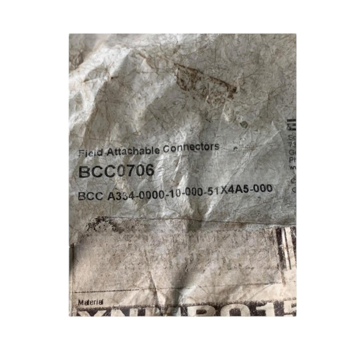 BALLUFF BCC0706 BCC A334-0000-10-000-51X4A5-000 conector de campo atacable