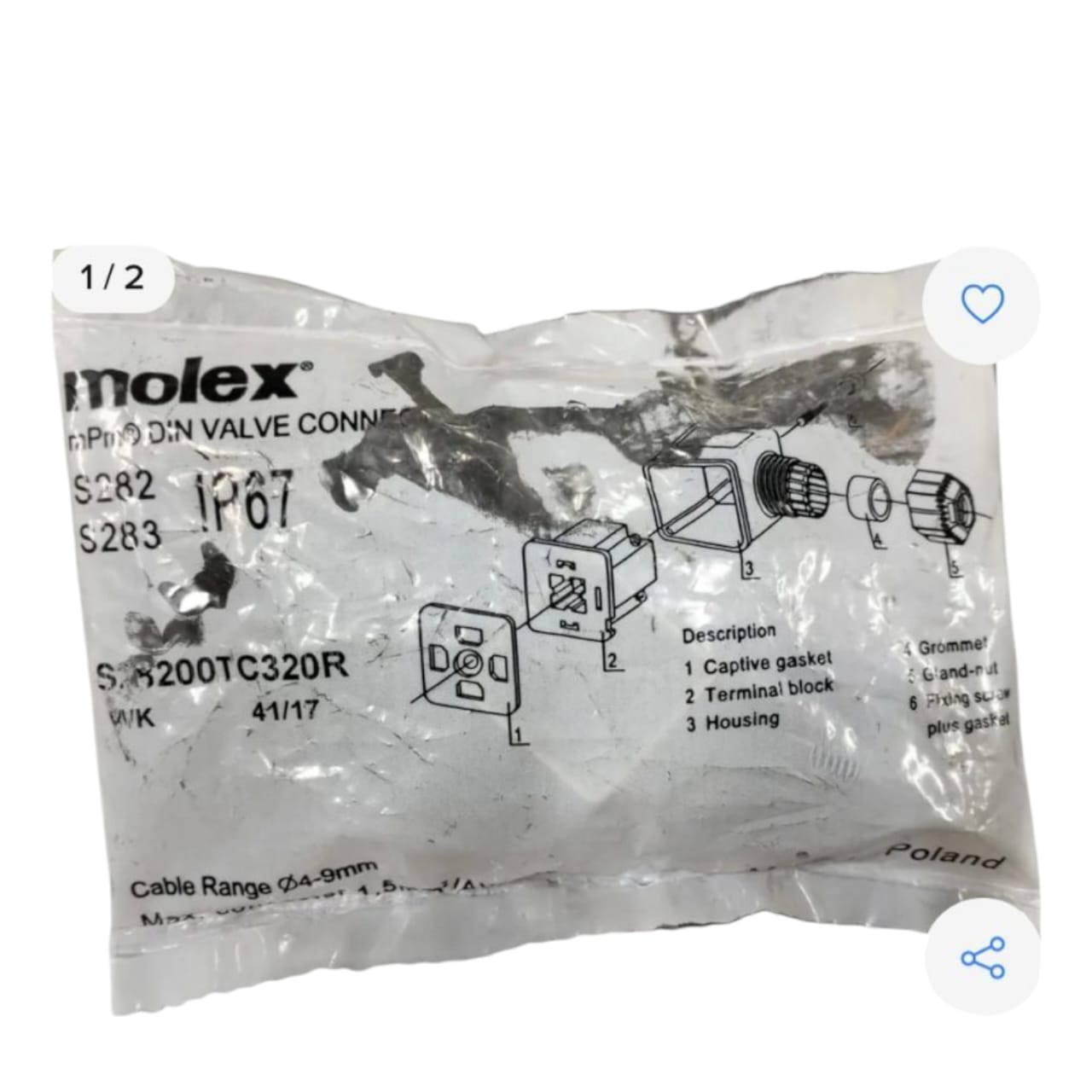 Molex S28200tc320r CONECTOR