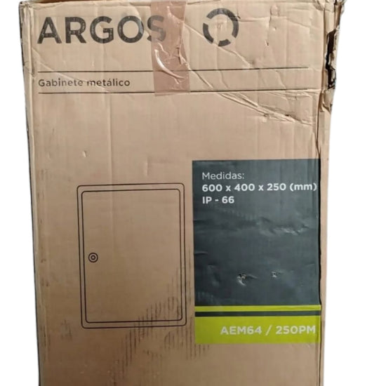 Gabinete Metálico 600x400x250 (mm) Ip-66 Argos