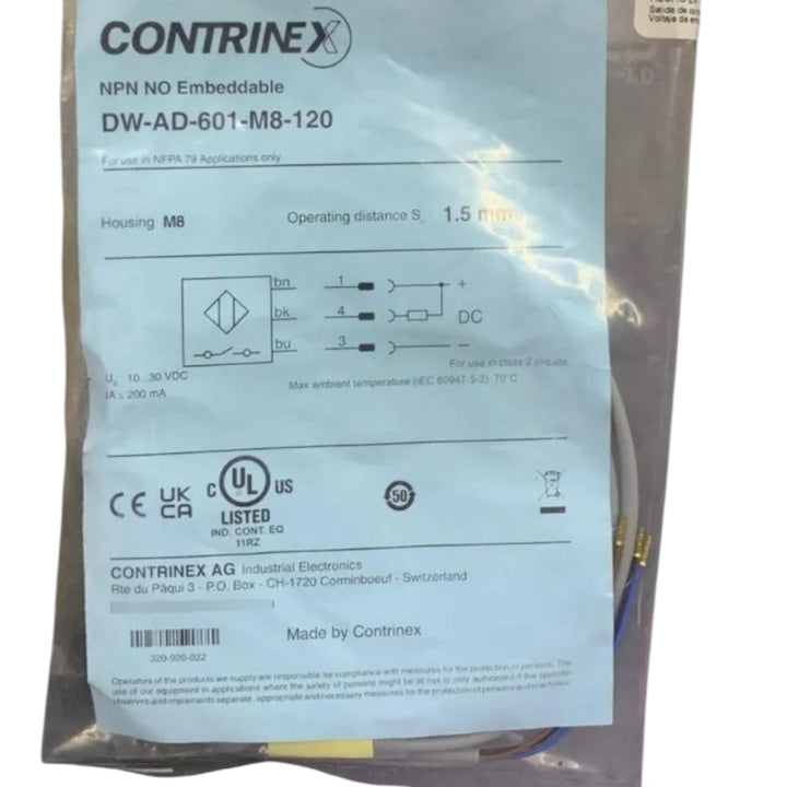 Contrinex Dw-ad-601-m8-120 SENSOR