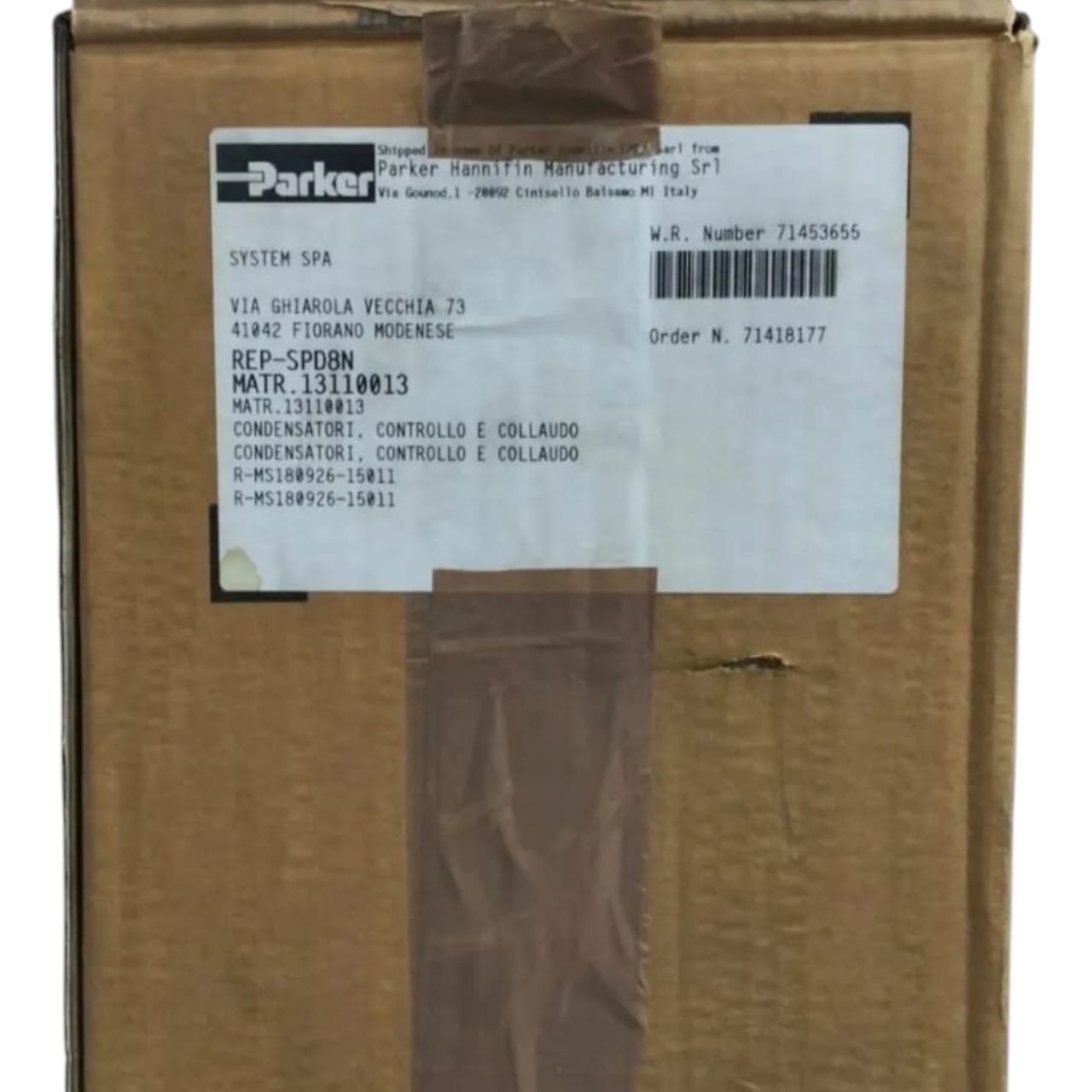 Parker Spd8ns/k005 SERVODRIVE