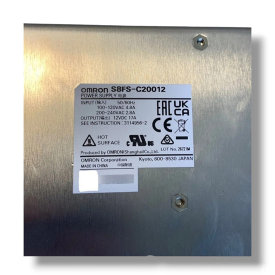 OMRON S8FS-C20012 FUENTE DE ALIMENTACION