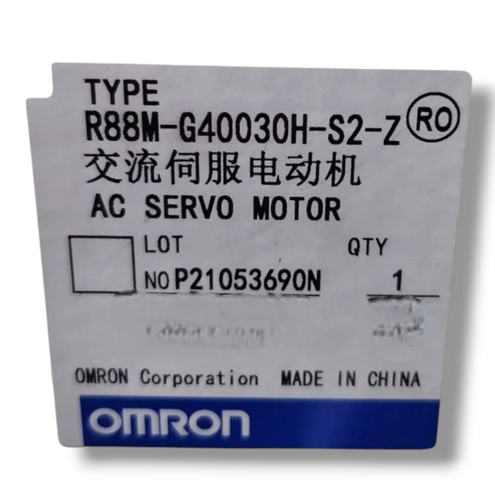 Omron R88m-g40030h-s2-z Servo Motor
