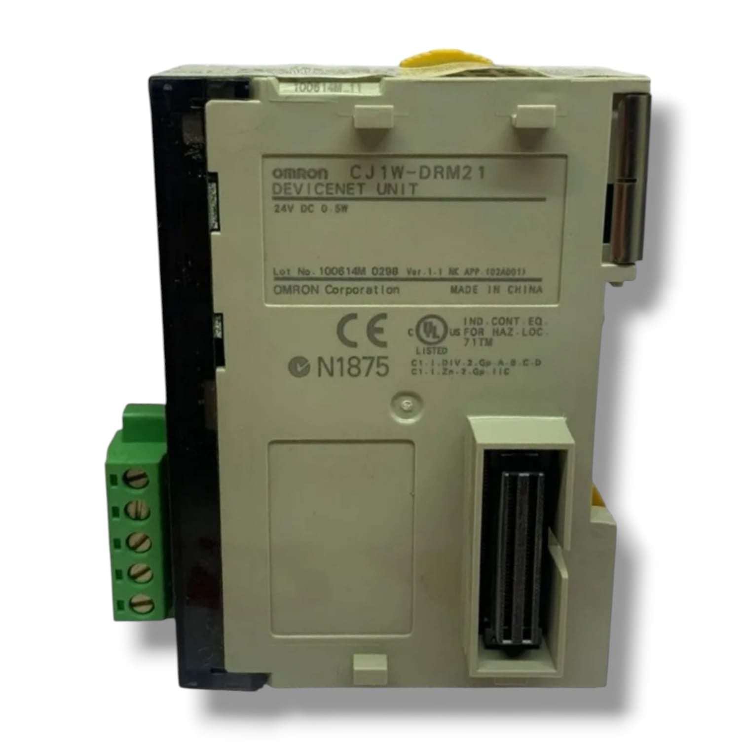 OMRON CJ1W-DRW21 UNIDAD DE CPU
