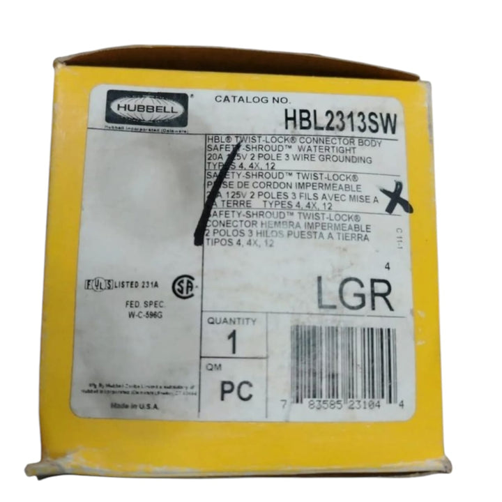 Hubbell Hbl2313sw CONECTOR