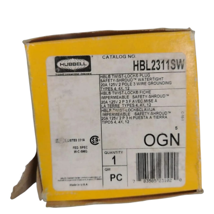 Hubbell Hbl2311sw CONECTOR