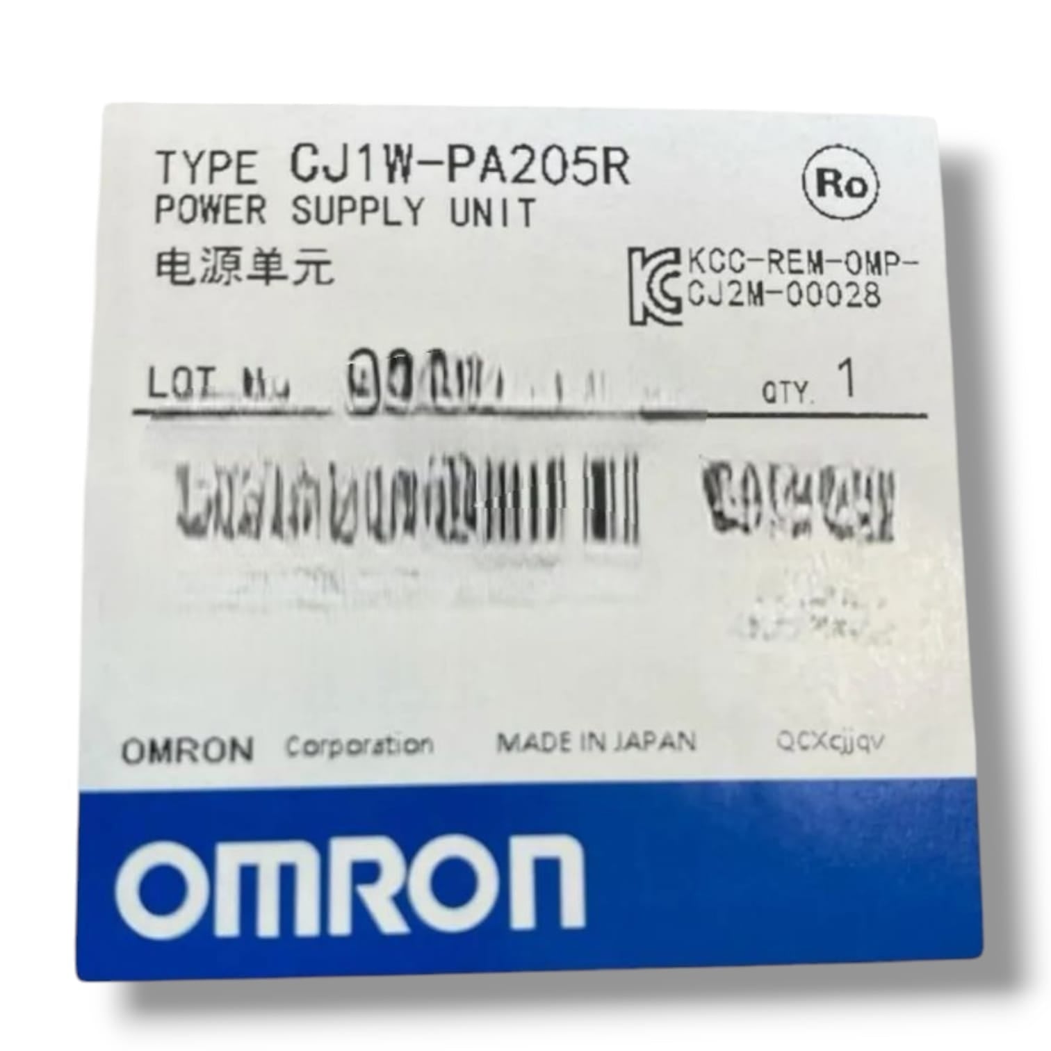 OMRON CJ1W-PA205R FUENTE DE ALIMENTACION