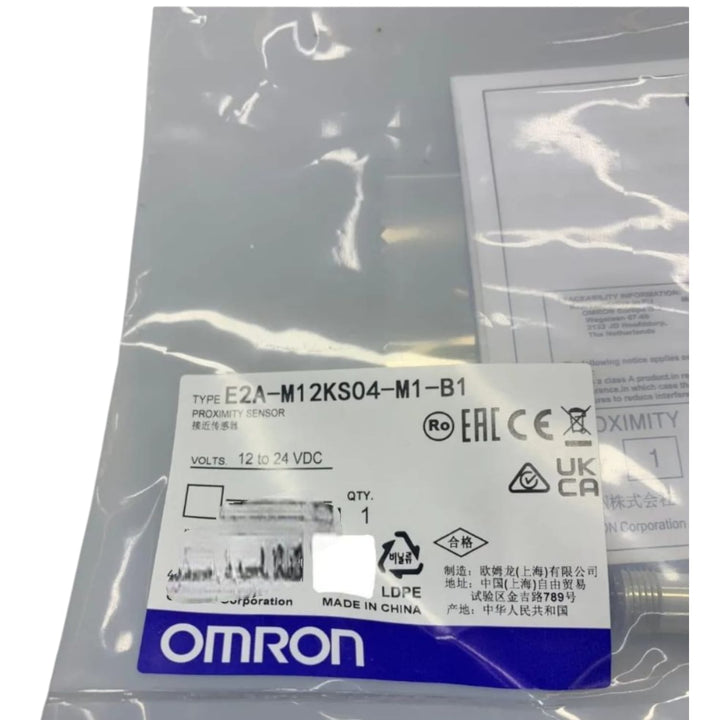 OMRON PROXYMITY E2A-M12KS04-M1-B1 SENSOR INDUCTIVO
