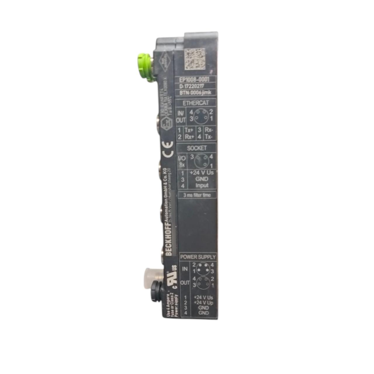 Beckhoff Ep1008-0001 módulo EtherCAT Box