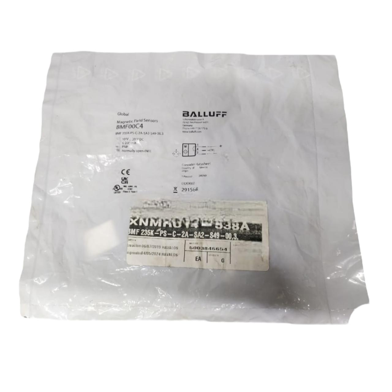 Balluff Bmf00c4 sensor de campo magnético