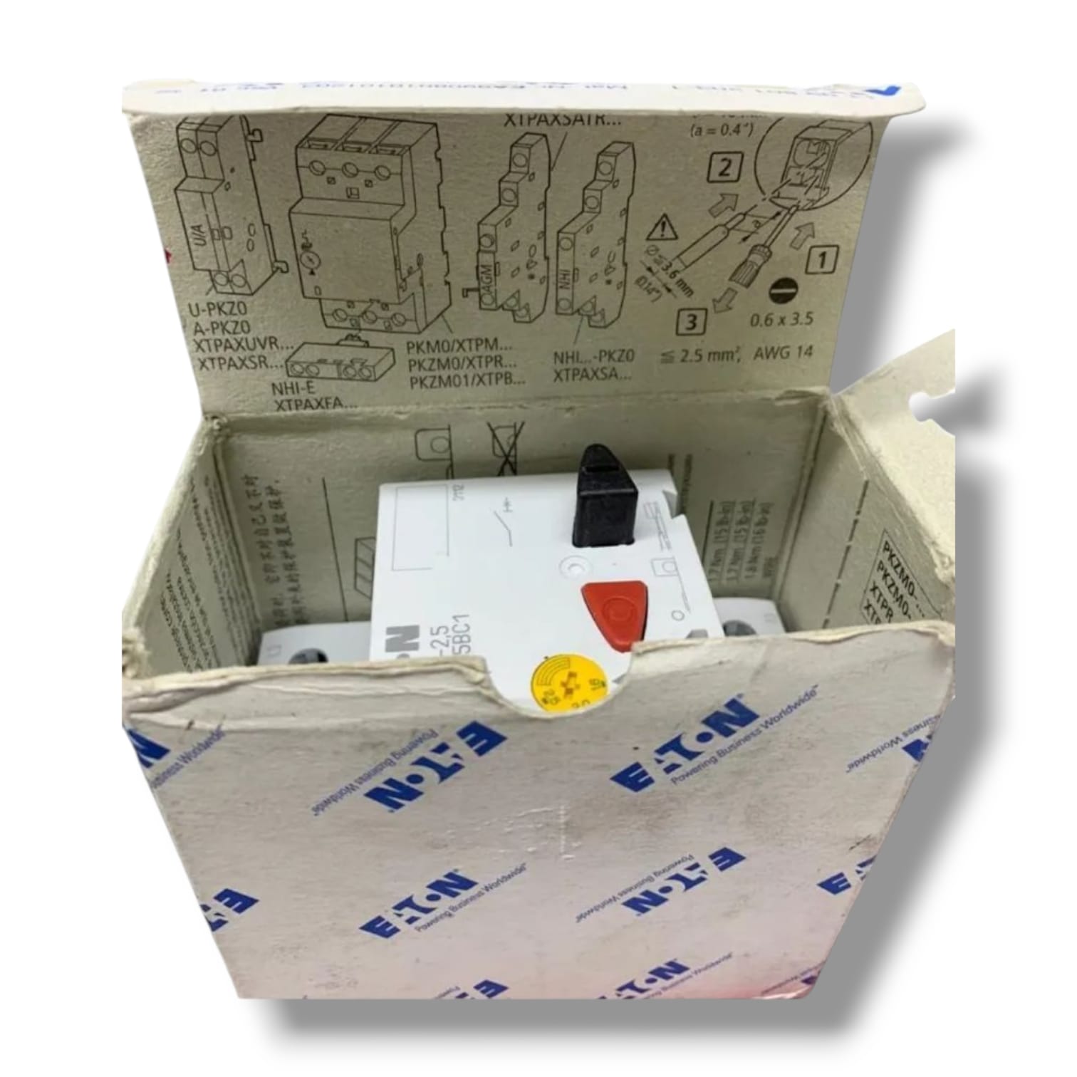 EATON PKZM01-2,5 XTOB2P5BC1 INTERRUPTOR DE CIRCUITO PROTECTOR