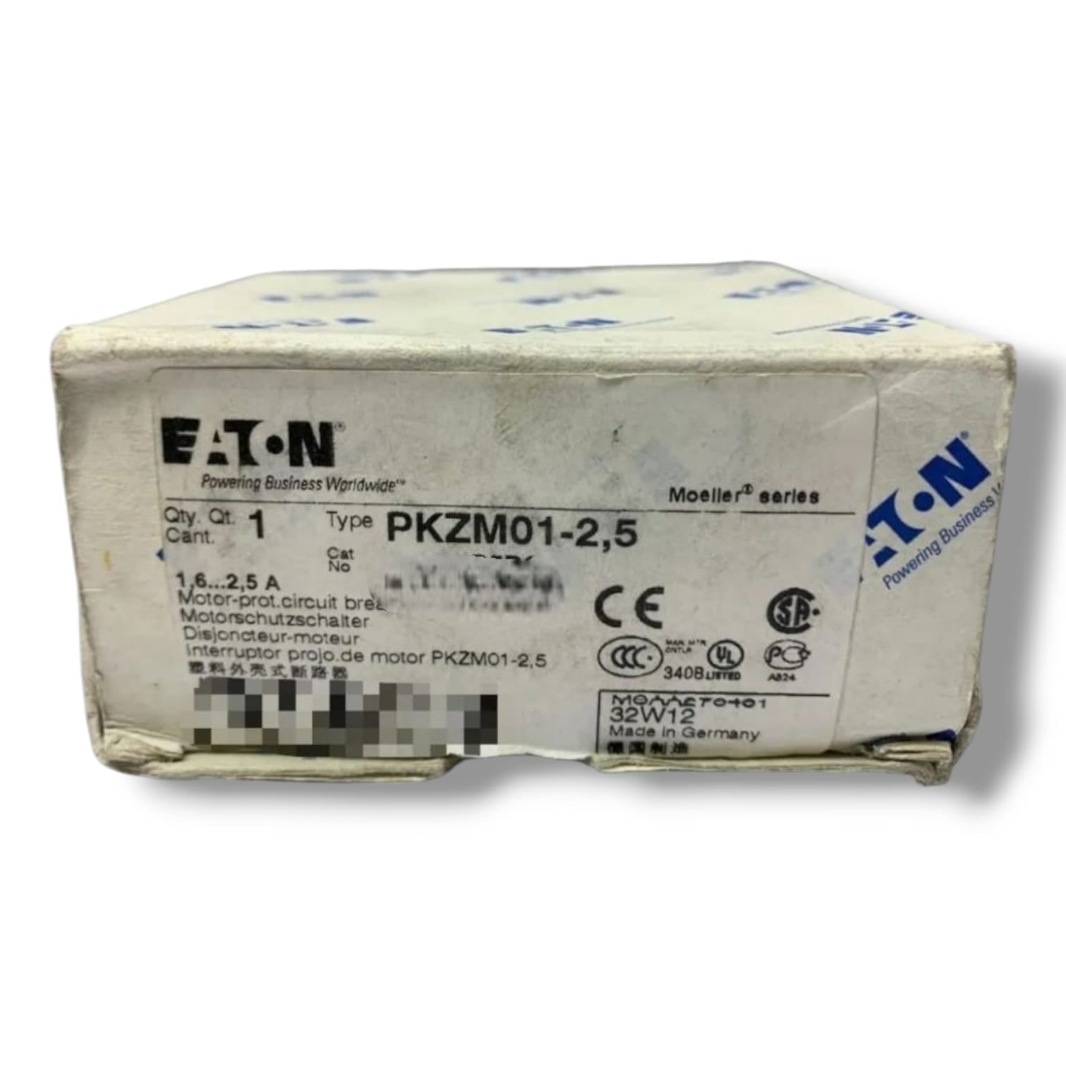 EATON PKZM01-2,5 XTOB2P5BC1 INTERRUPTOR DE CIRCUITO PROTECTOR