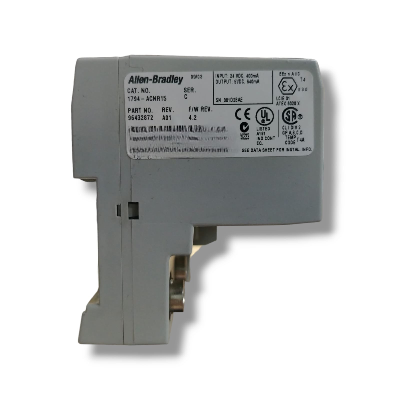 ALLEN BRADLEY 1794-ACNR15 SER C