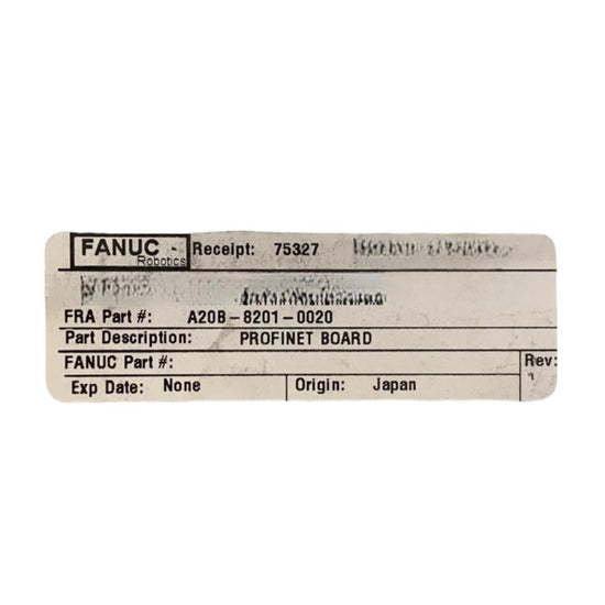 Fanuc A20b-8201-0020 tarjeta de comunicación