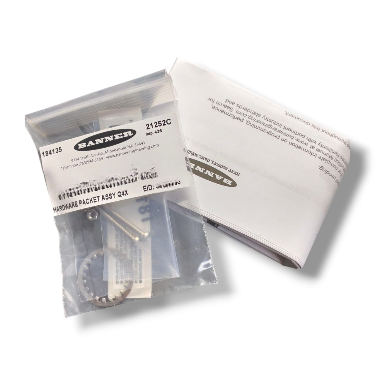 BANNER Q4XTBLAF300-Q8 SENSOR DE LASER DE DISTACIA