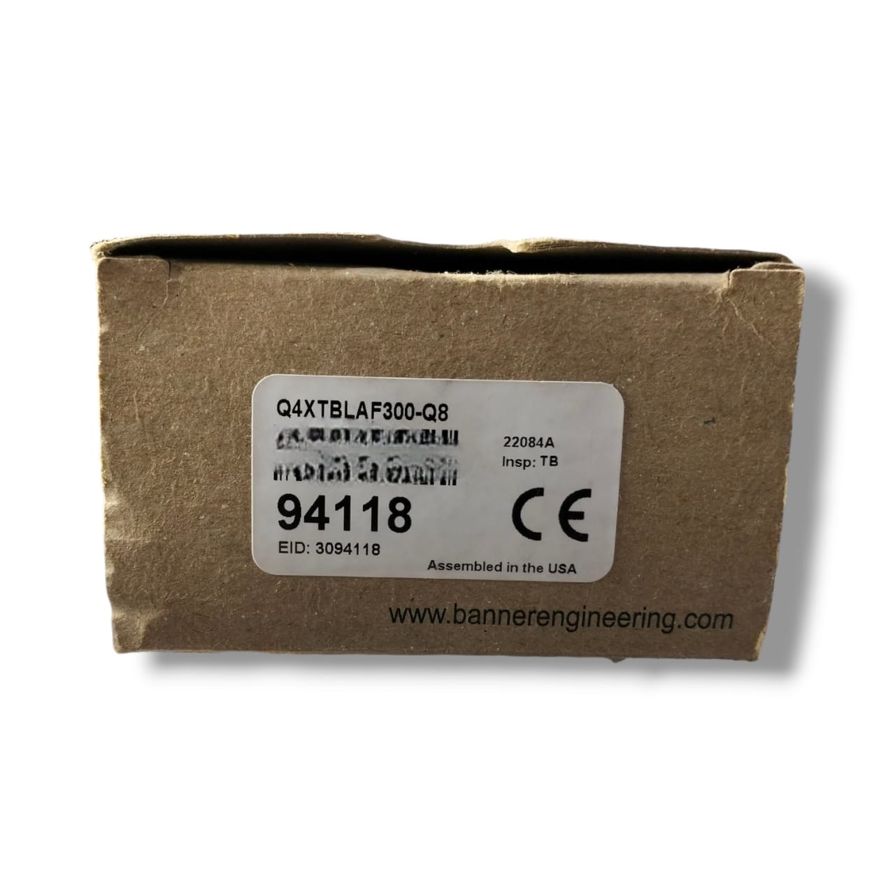 BANNER Q4XTBLAF300-Q8 SENSOR DE LASER DE DISTACIA