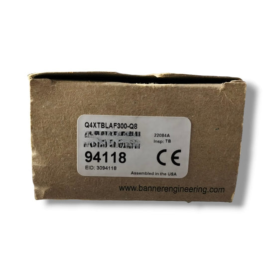 BANNER Q4XTBLAF300-Q8 SENSOR DE LASER DE DISTACIA