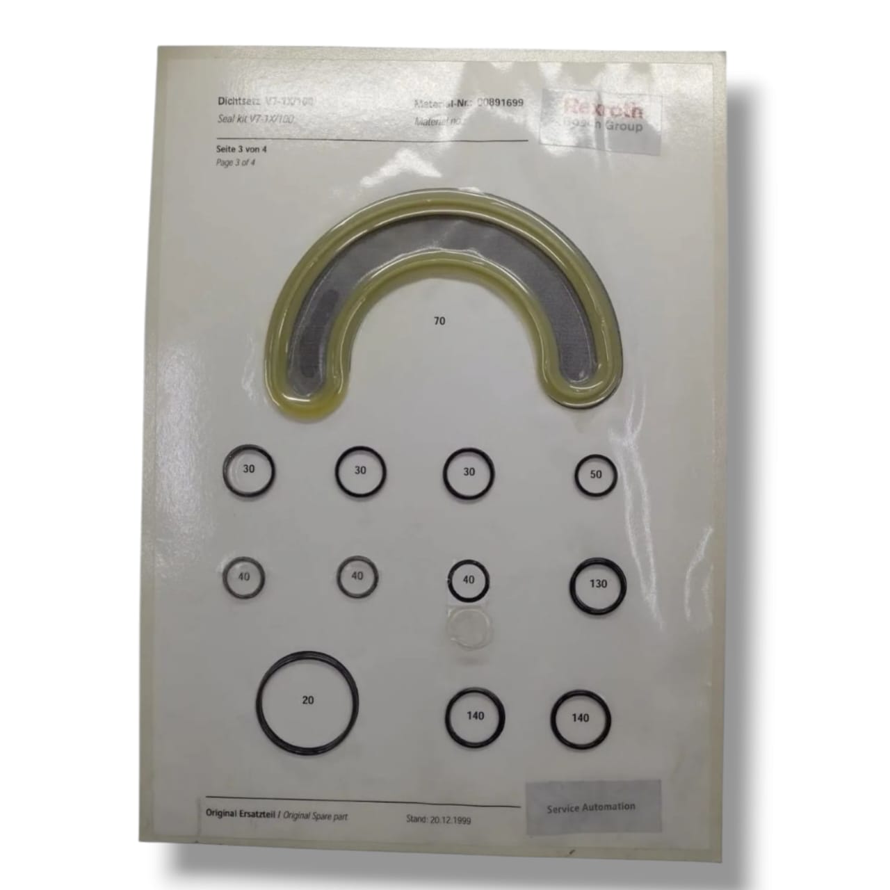 REXROTH R900891699  KIT DE SELLOS