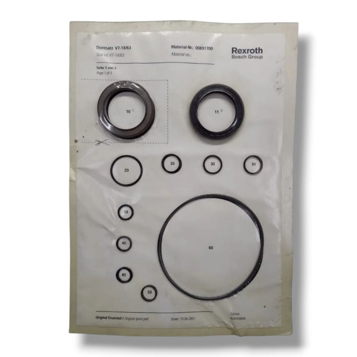 REXROTH V7-1X/63 KIT DE SELLOS