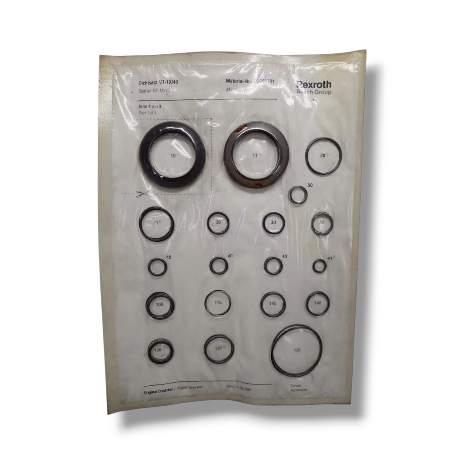 REXROTH V7-1X/40 KIT DE SELLOS