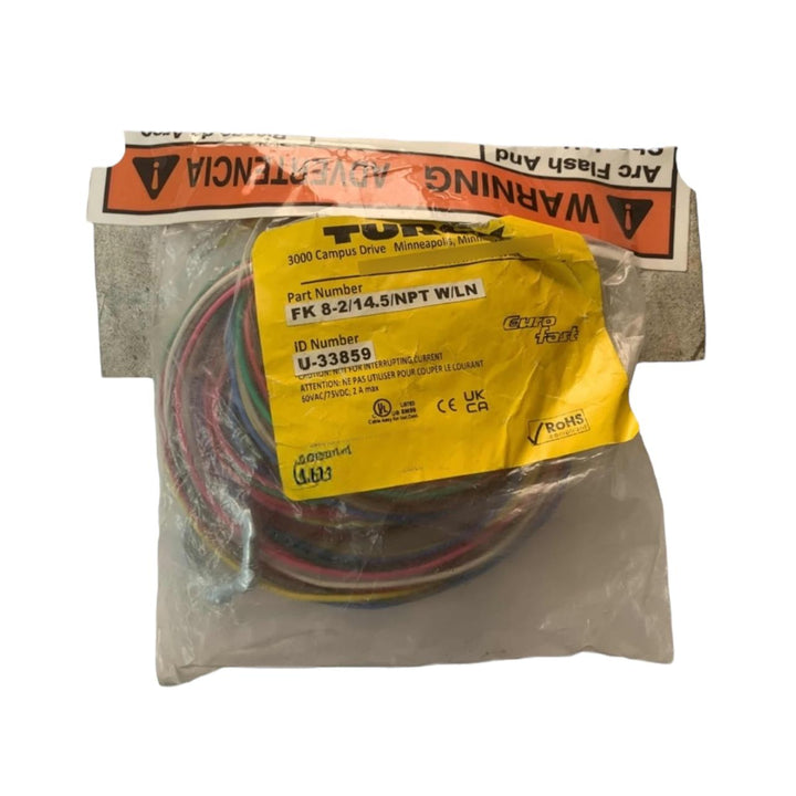 Turck Fk 8-2/14.5/npt W/ln conector industrial